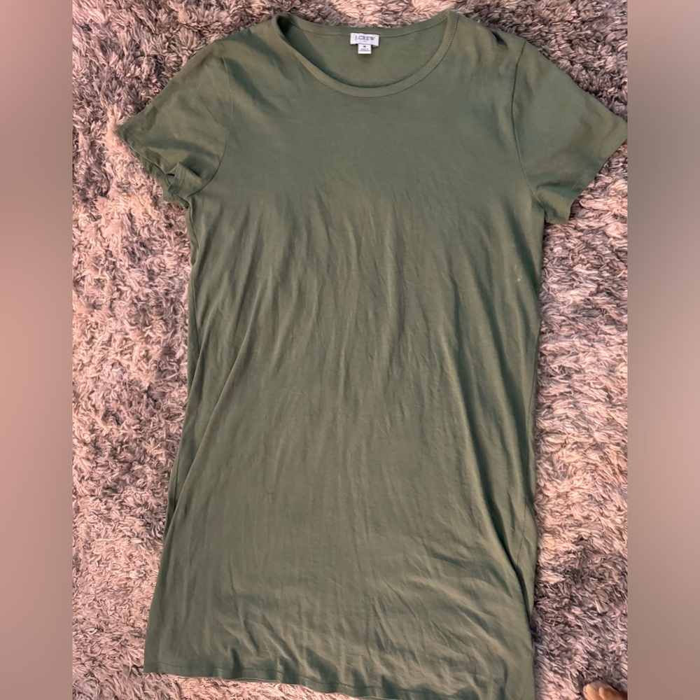 J crew tee shirt dress!